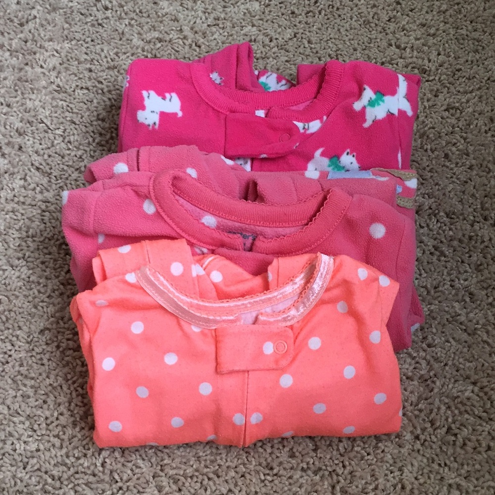 Carter’s Girl’s Pajamas Size 12 months